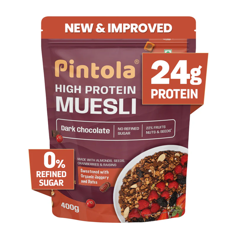 High Protein Dark Chocolate & Cranberry Muesli 1kg - Image 2