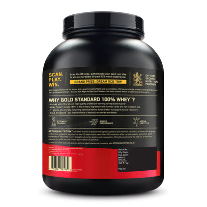 Gold Standard 100% Whey 2.27kg Double Rich Chocolate + Pre-Workout Green Apple Combo - Image 8